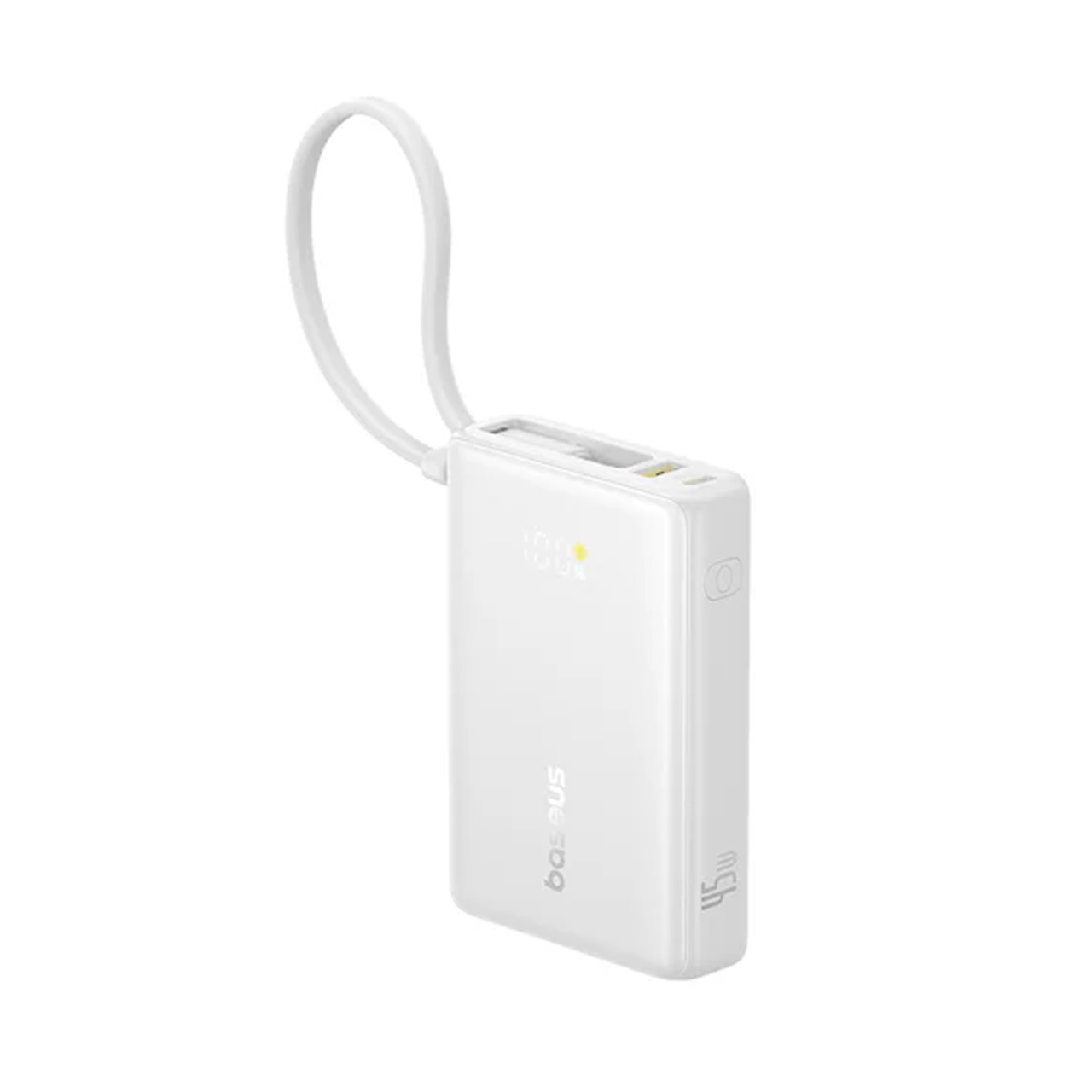 پاوربانک فست شارژ 45 وات Baseus مدل PicoGO PPPG-1W45C با ظرفیت 10000 میلی آمپر ساعت سفید