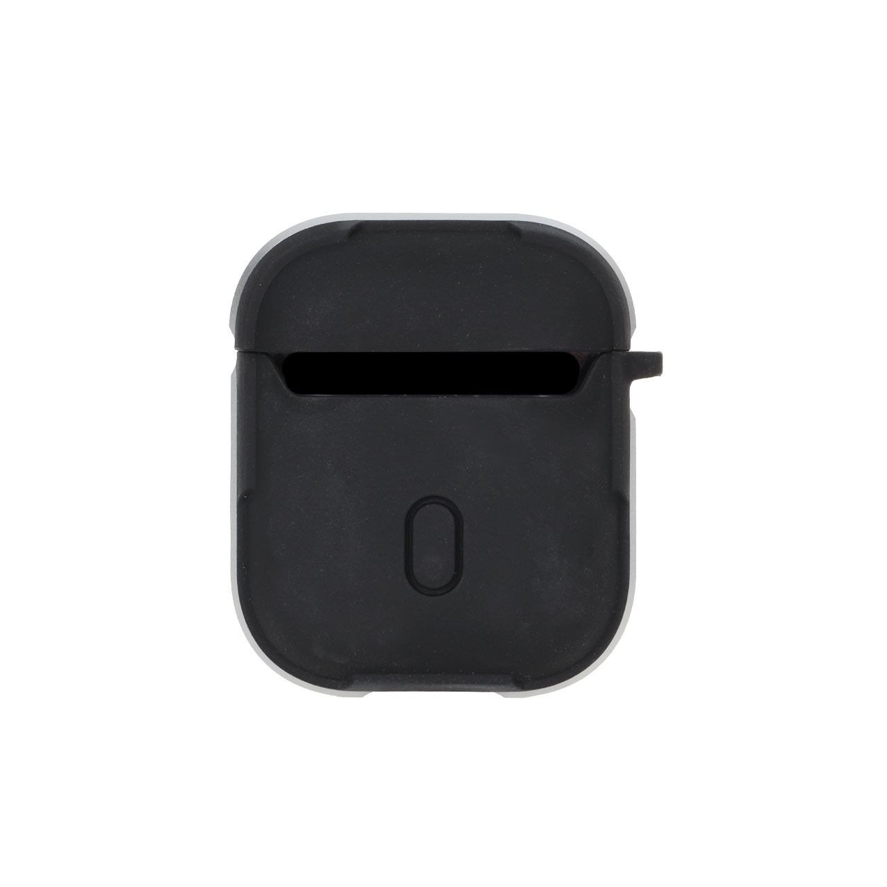 کاور محافظ ایرپاد K-Doo مدل Apple Airpods 1/2 مشکی نقره‌ای با کارابین