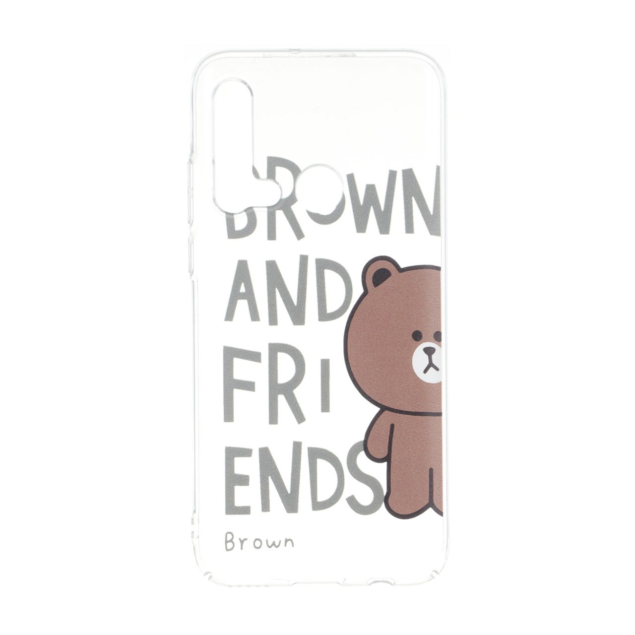 قاب طرح براون و فرندز (Brown and Friends) شفاف مناسب برای گوشی هواوی Nova 5i و P20 Lite (2019)