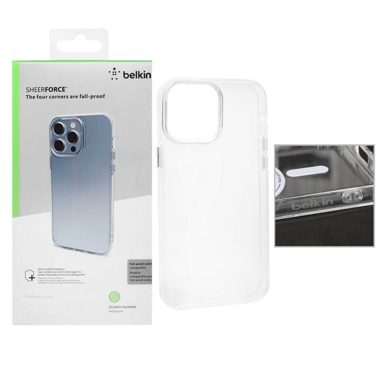 قاب شفاف Belkin SheerForce مناسب برای آیفون 13 پرو مکس