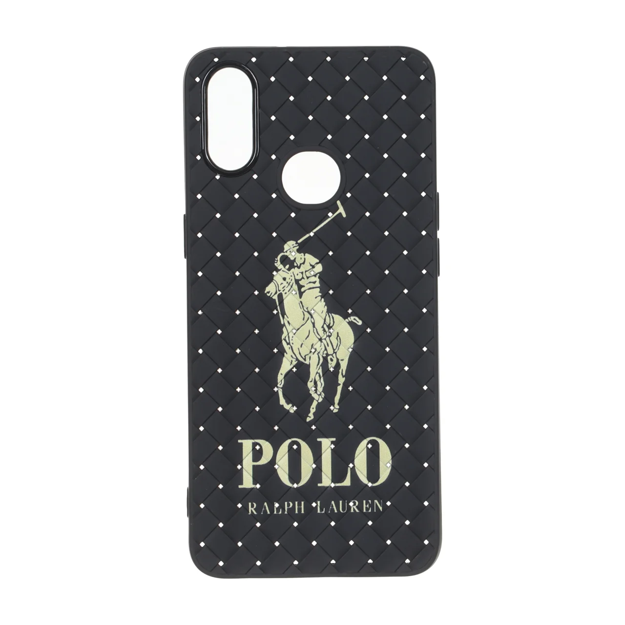 قاب طرح Polo حصیری دور لنز براق مناسب برای سامسونگ گلکسی A10s