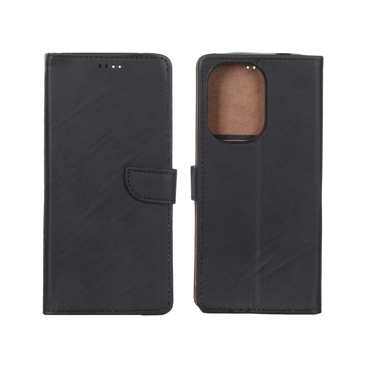 کیف چرمی مگنتی مشکی مناسب برای Xiaomi Redmi A5 / Poco C71