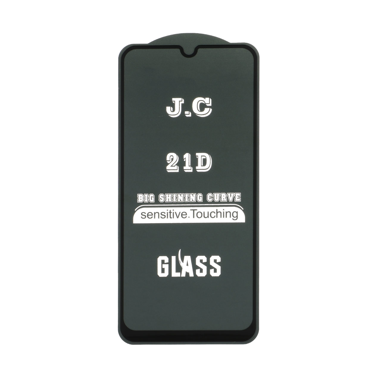 محافظ صفحه نمایش شیشه ای Samsung A20 / A30 / A30S / A50 / A50S / M10S / M21 / M21S / M30 / M30S / M31 / Redmi Note 7 / Note 7 pro / Note 7s / Honor 9a / Y6p - Full Cover 21D (بدون پک) - مشکی