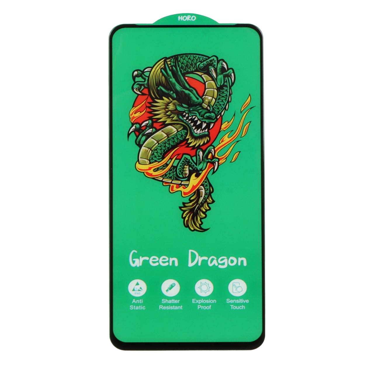 محافظ صفحه نمایش شیشه ای Full Cover Anti Static Horo مدل Samsung Galaxy A11 / M11 / Redmi Note 9 / Note 9t / Mi 11 lite / Mi 12 lite / Realme 7 / Realme 9 (بدون پک)