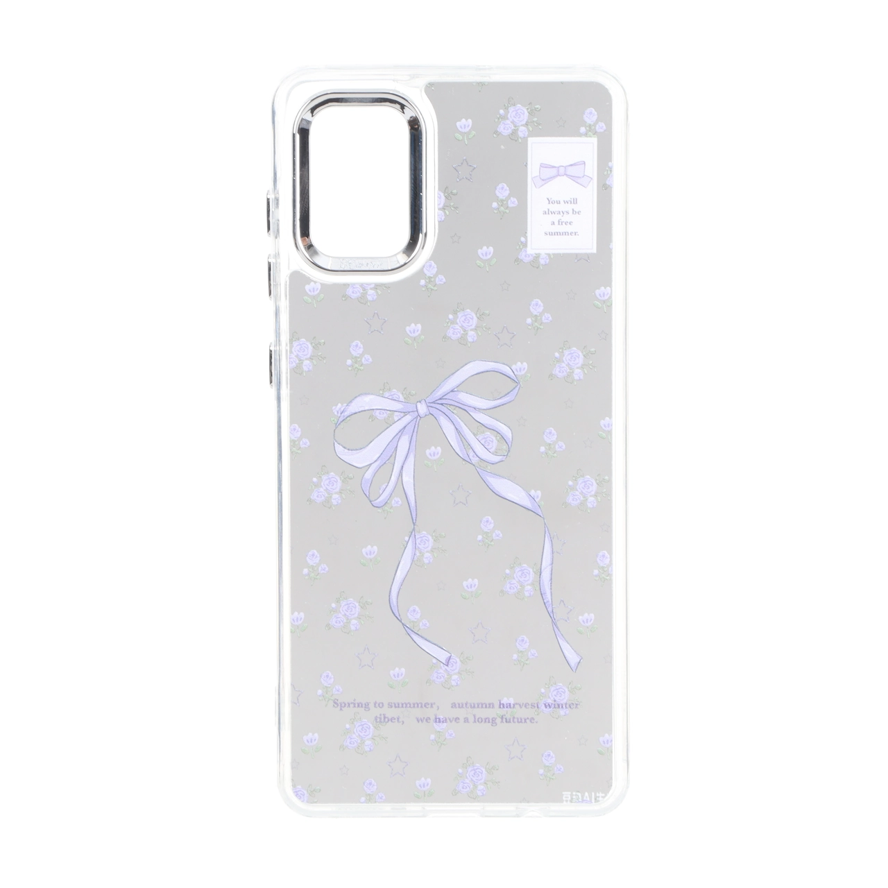 قاب آینه ای طرح دار لنز متال Samsung Galaxy A71 - کد 1280