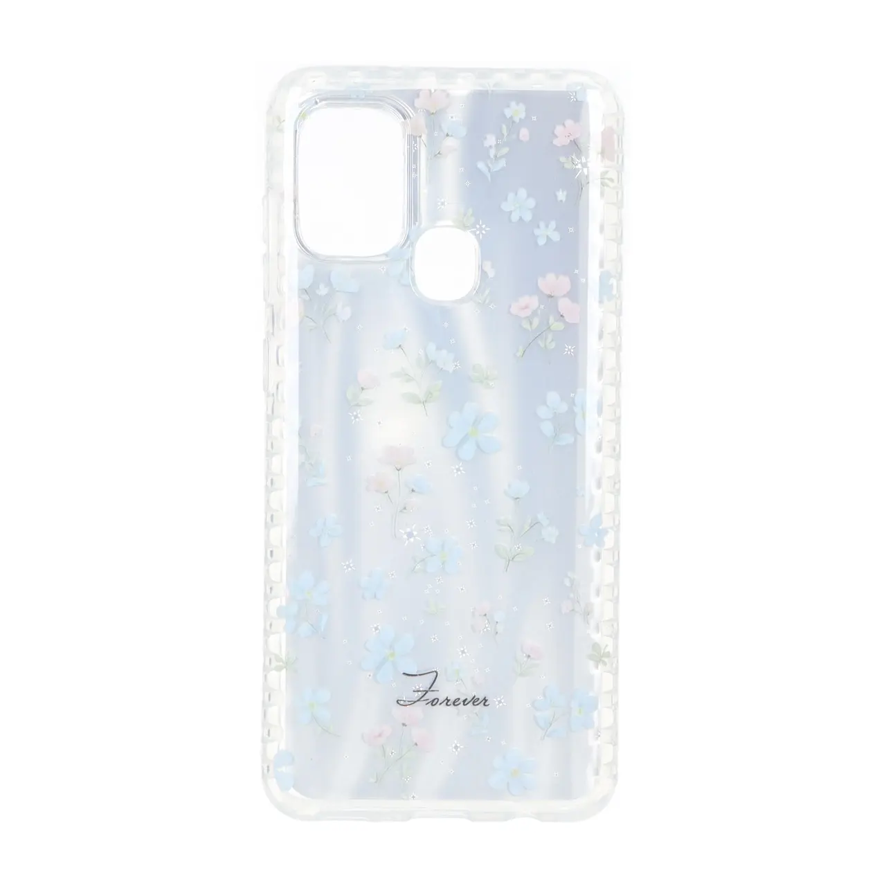 قاب مات ستاره ای دور ژله ای شفاف Samsung Galaxy A21s - طرح 294