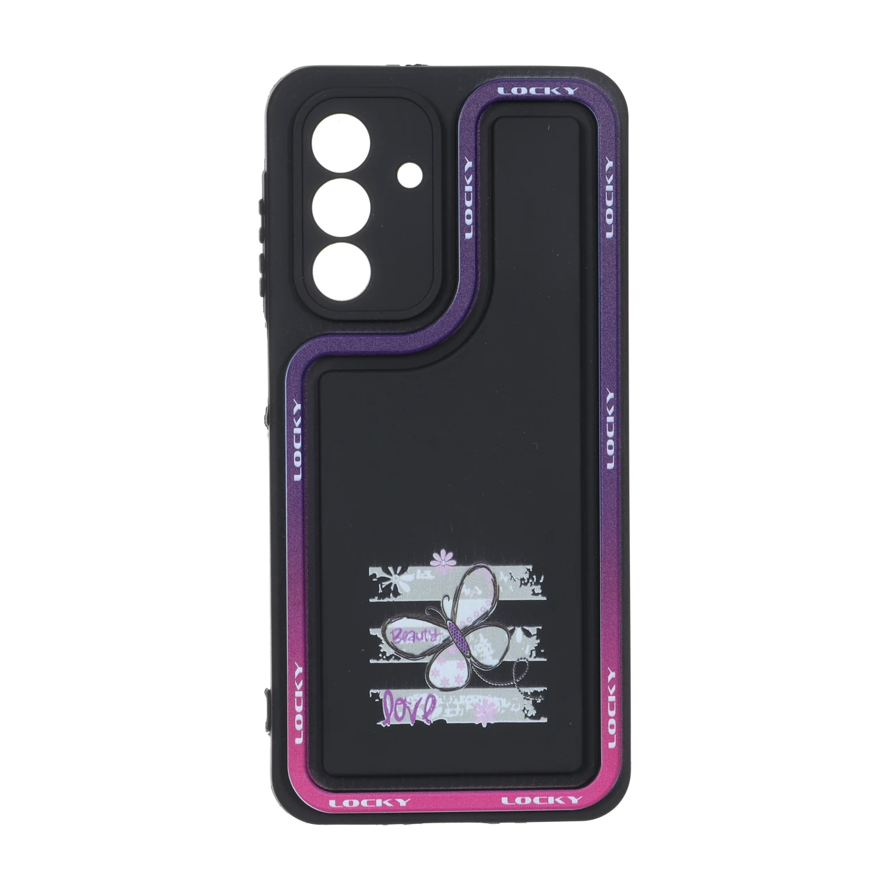 قاب Solid Case منحنی LUCKY طرح دار Samsung Galaxy A17 / A26 - کد 328