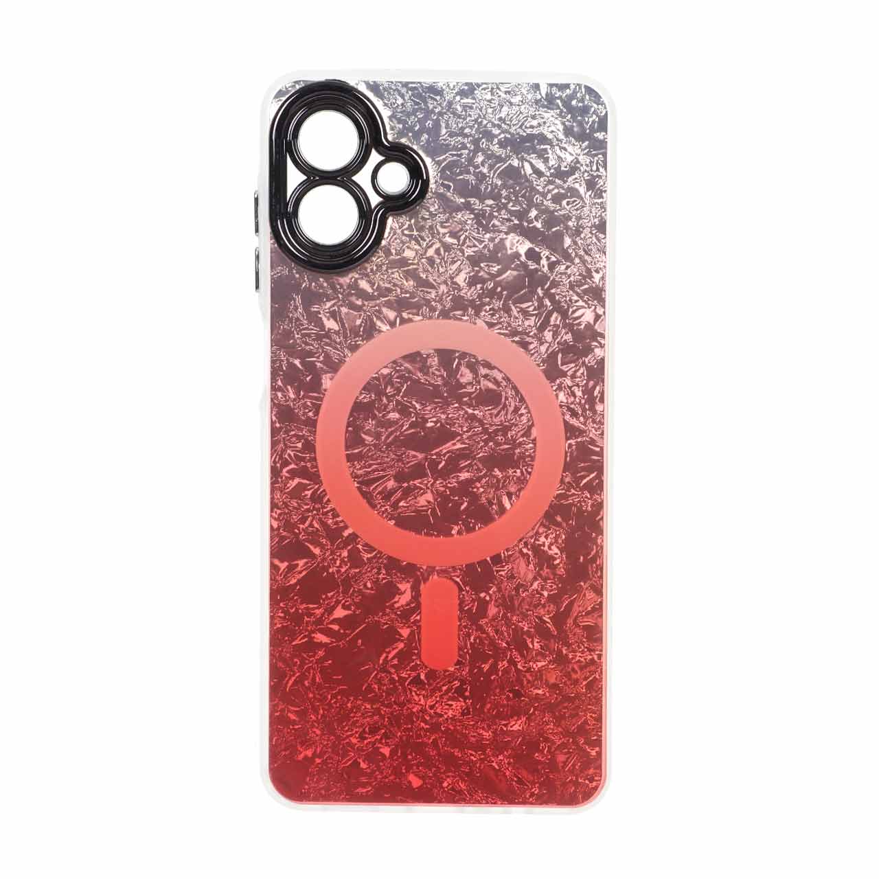 قاب طرح Ice مگ‌سیف دور مات لنز شفاف مناسب برای سامسونگ گلکسی A07