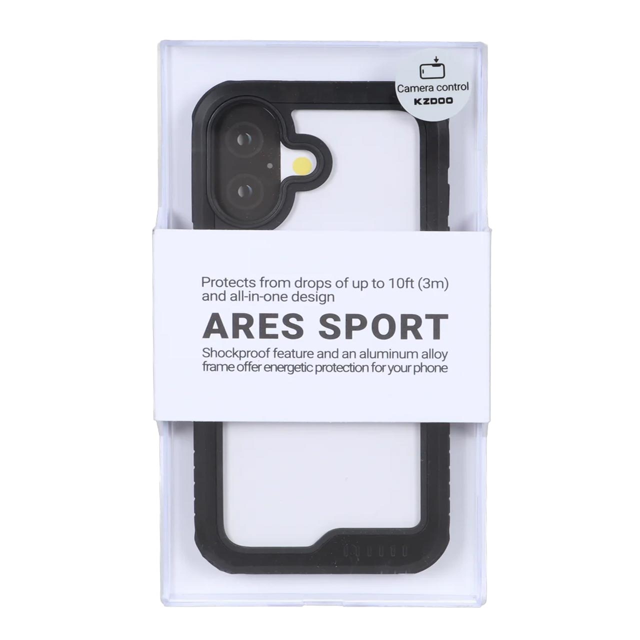 قاب KDoo ARES Sport مشکی مناسب برای آیفون 17