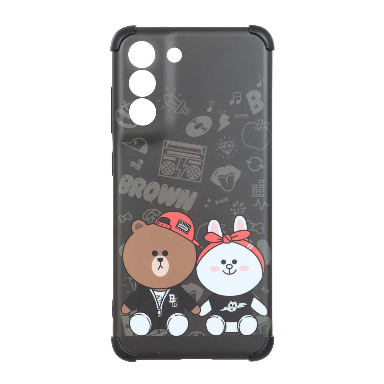 قاب طرح کاراکترهای Brown و Cony بامپردار مناسب برای سامسونگ گلکسی S21 FE
