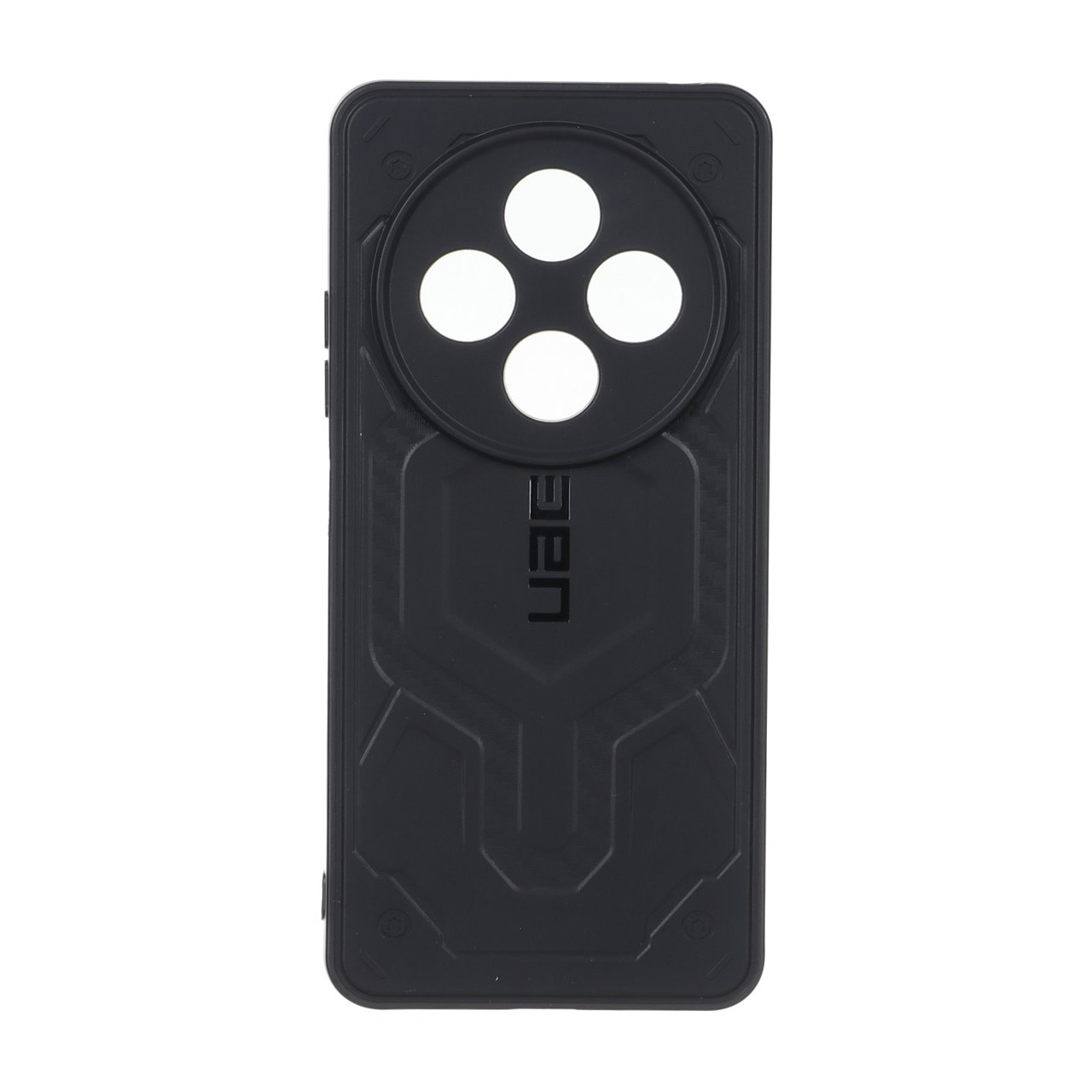 قاب UAG طرح سیلیکون مشکی مناسب برای شیائومی ردمی 14C / ردمی A4 / پوکو C75