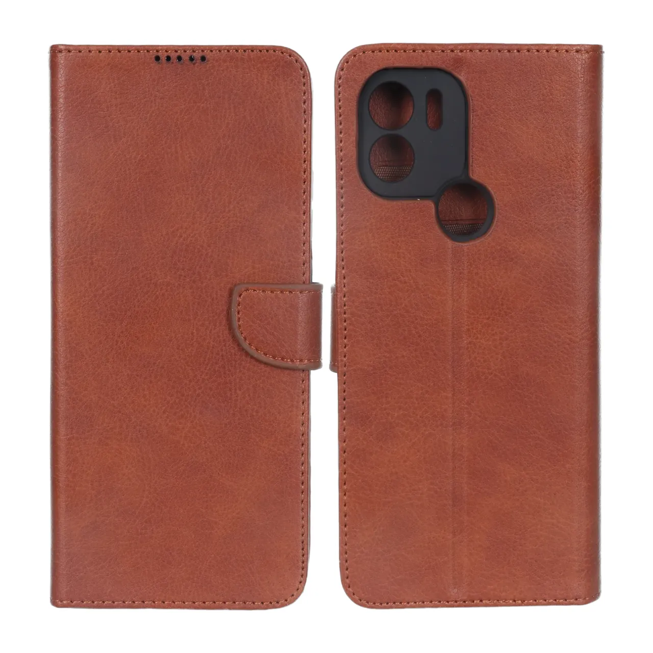 کیف چرمی مگنتی محافظ لنزدار KRF مناسب برای Xiaomi Redmi A1 Plus و Redmi A2 Plus