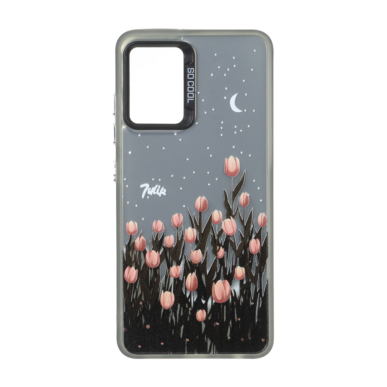 قاب SO COOL طرح گل لاله در شب مناسب برای سامسونگ گلکسی A32 4G