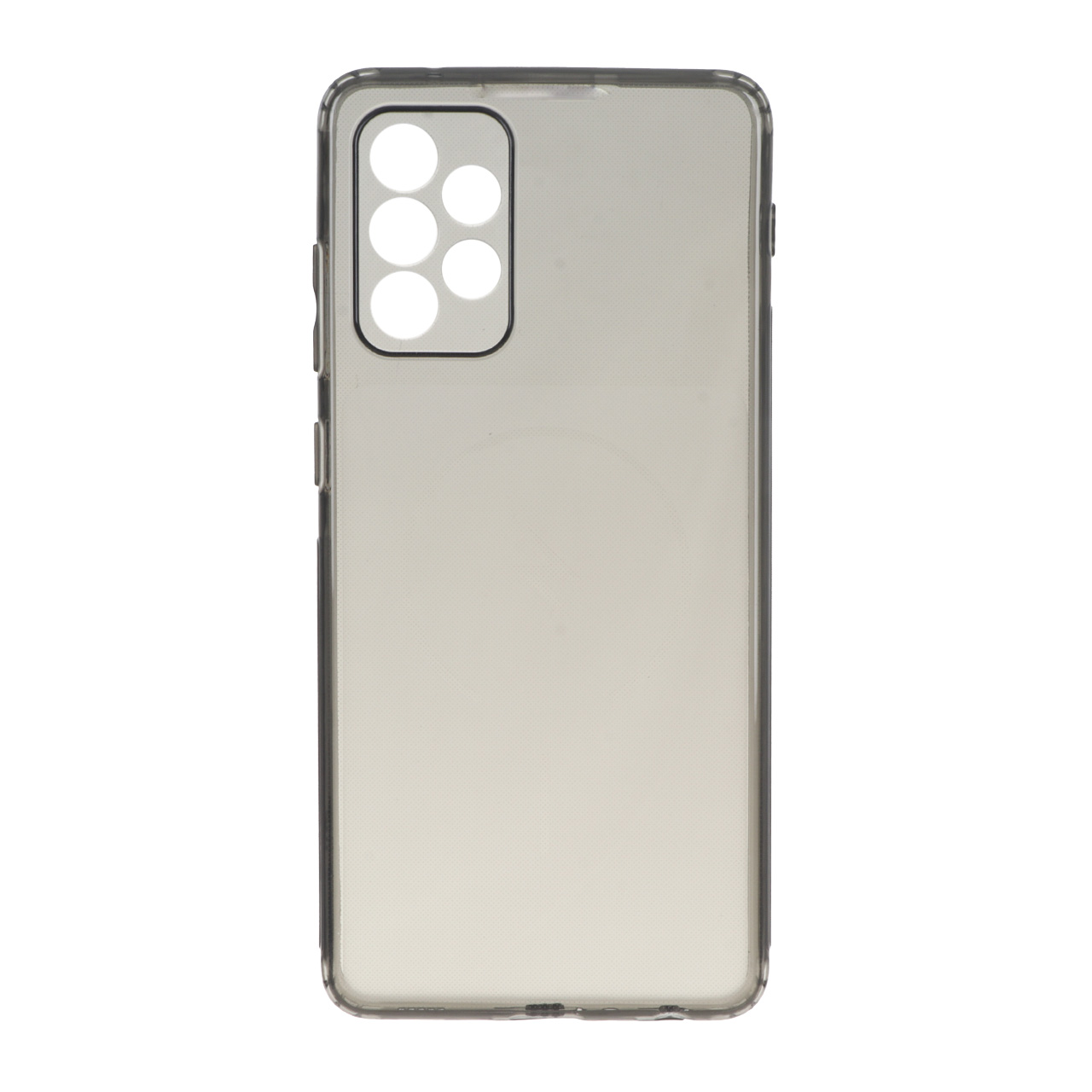 قاب ژله ای شفاف مستطیلی طرح مگ سیف Spark مدل Samsung Galaxy A72 - مشکی