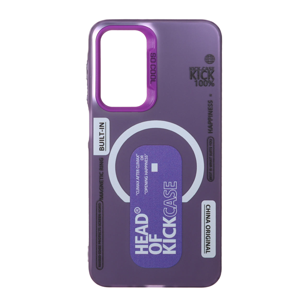 قاب مگ سیف Kick Case طرح So Cool بنفش مناسب برای سامسونگ گلکسی A17 و A26