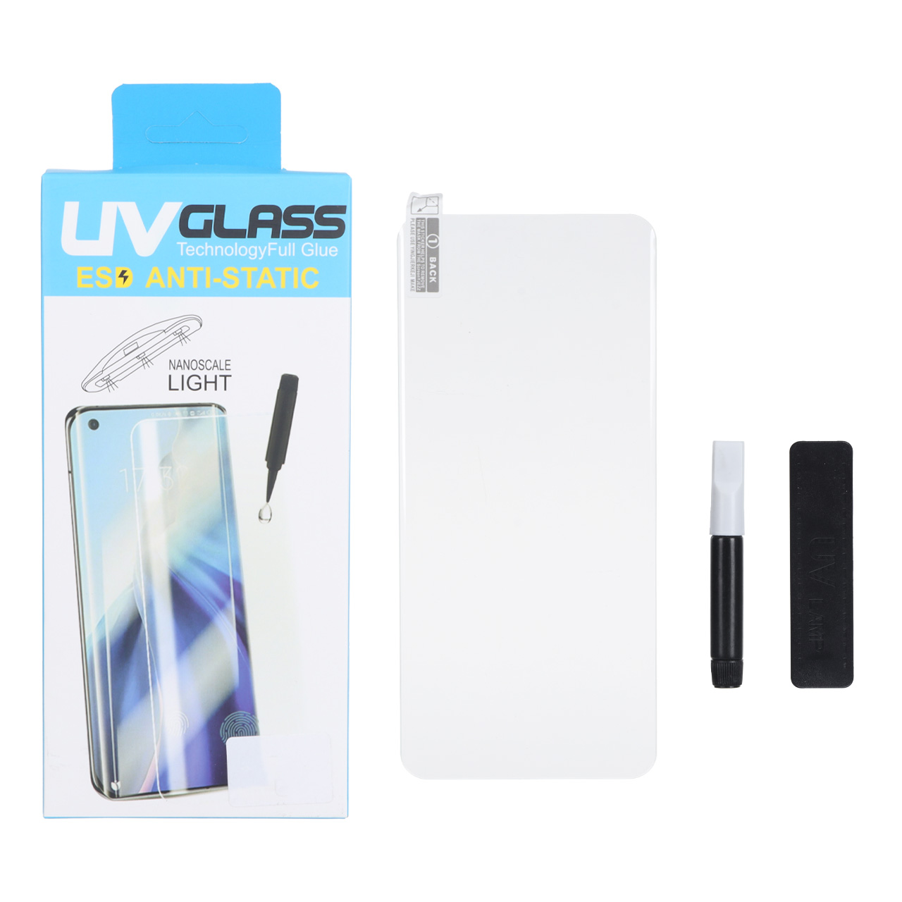 محافظ صفحه نمایش شیشه ای UV ESD Anti Static مدل Xiaomi Redmi Note 14 pro 5G / Note 14 Pro plus 5G / Note 13 Pro plus 5G / Poco X7 5G (پک دار)