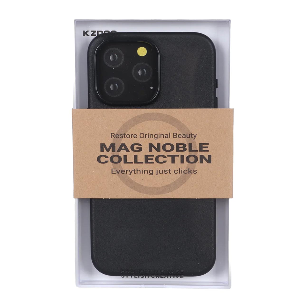 قاب KDoo MAG Noble مشکی مناسب برای آیفون 15 پرو مکس