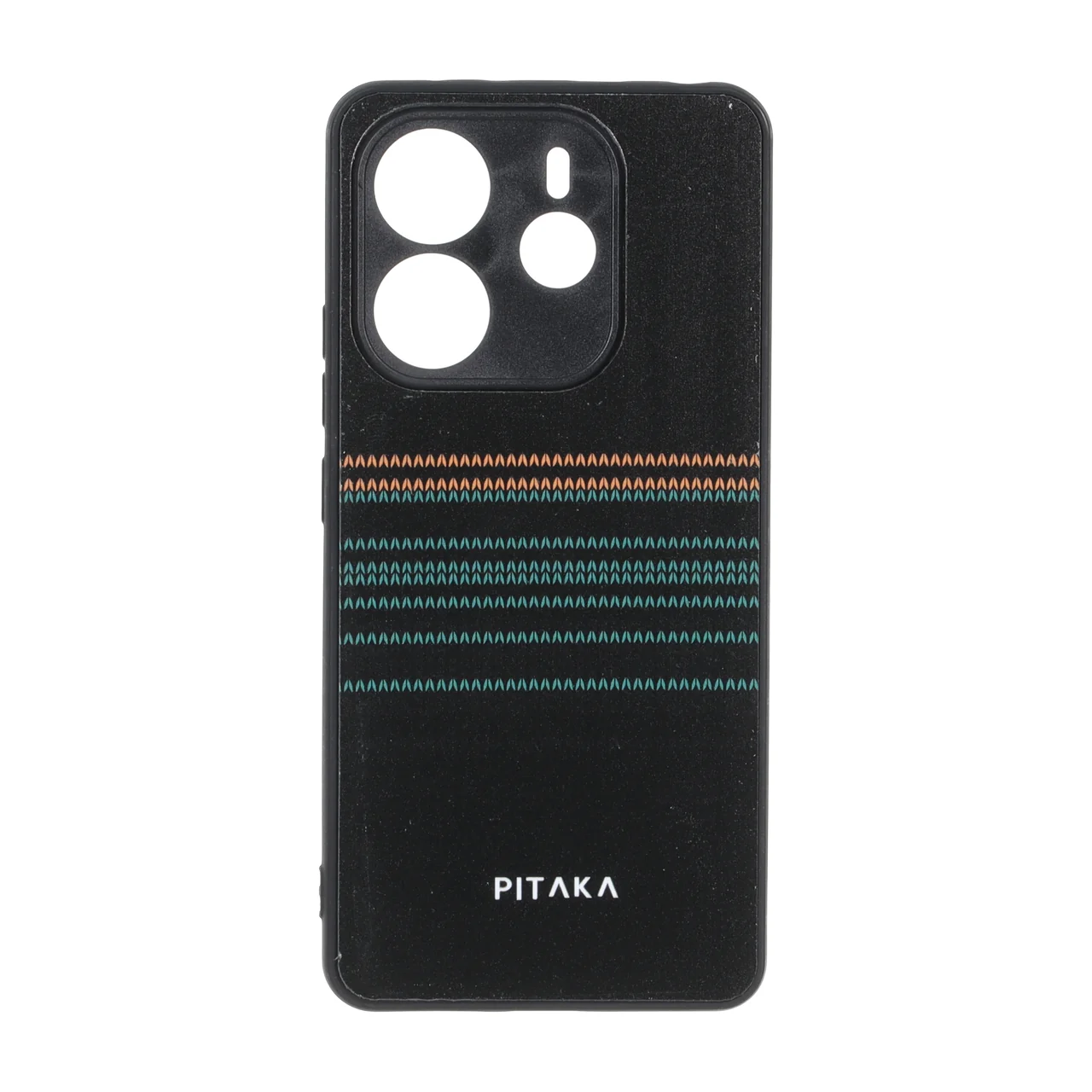 قاب PITAKA طرح هاشور محافظ لنزدار مناسب برای شیائومی ردمی نوت 14 4G