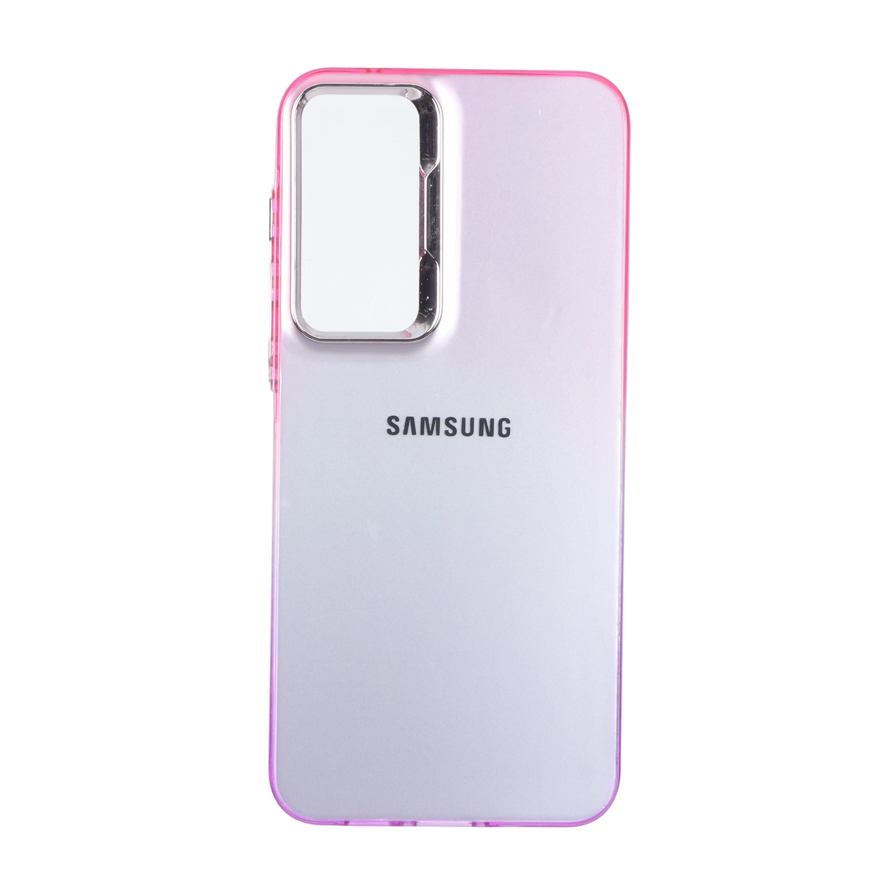 قاب SO COOL لنز متال لوگودار دور رنگی Samsung Galaxy A35 / A55 - صورتی بنفش