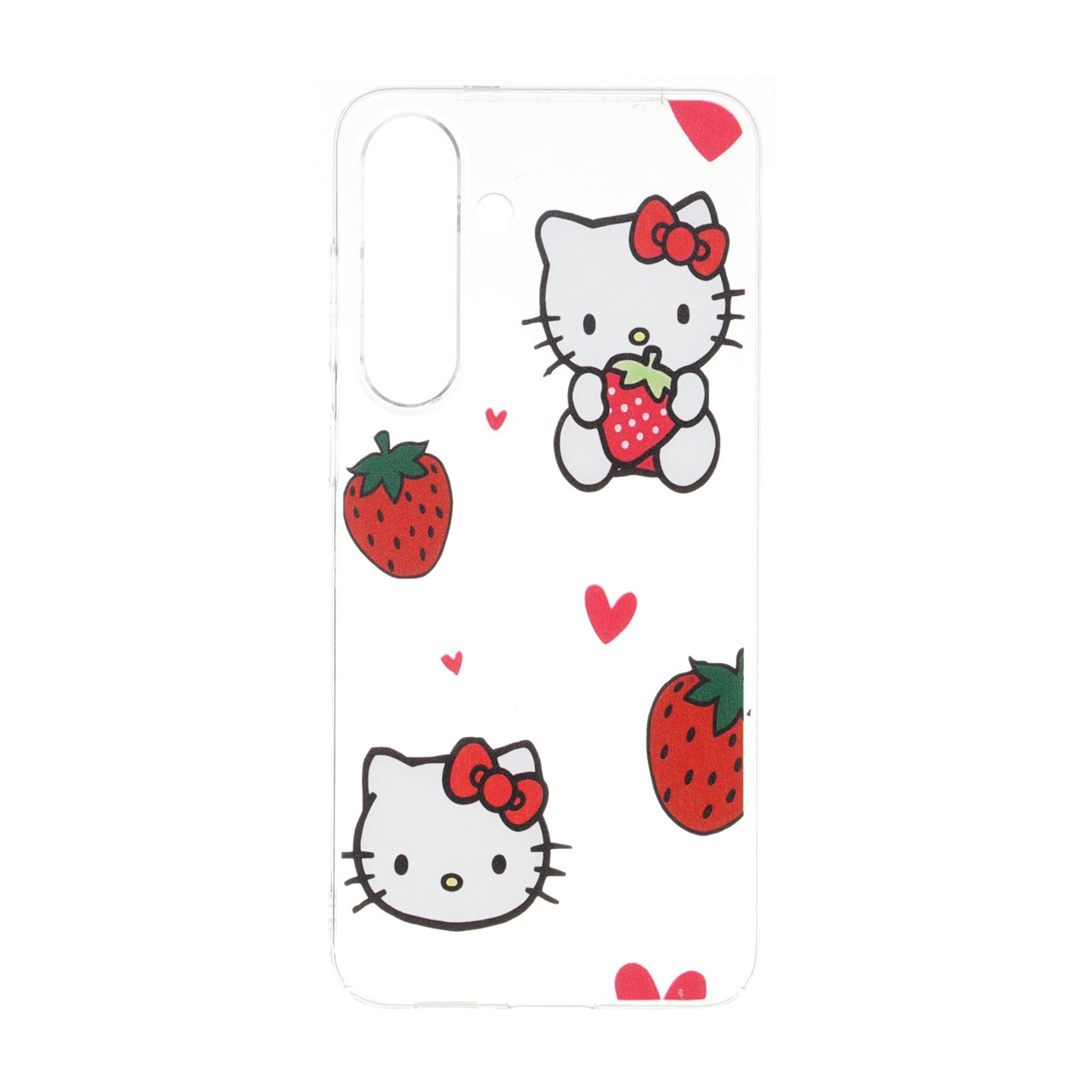 قاب طرح Hello Kitty توت فرنگی مناسب برای سامسونگ گلکسی S25 FE