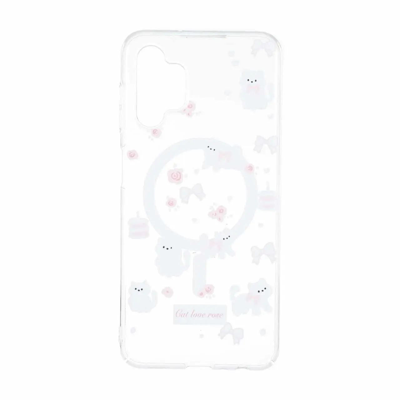قاب Cute کریستالی طرح مگ سیف Samsung Galaxy A13 4G - کد 290