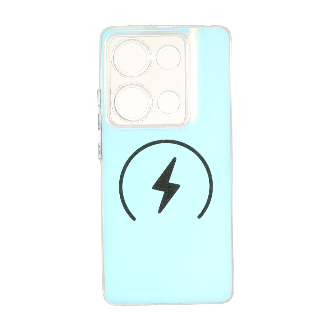 قاب SO COOL طرح مگ سیف Spark لنز شفاف هفت رنگ مناسب برای شیائومی ردمی نوت 14 اس / نوت 13 پرو 4G / پوکو ام 6 پرو 4G