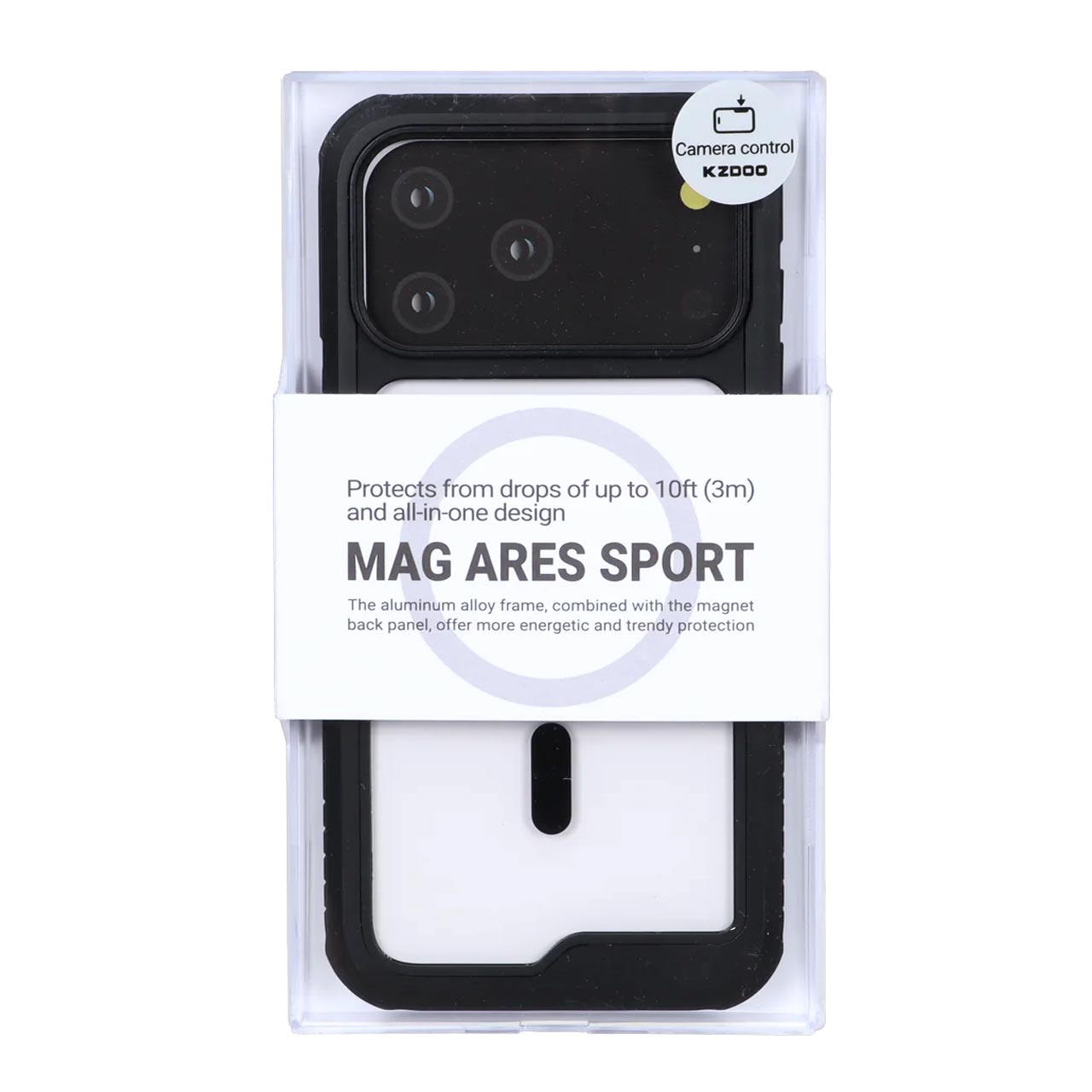 قاب Original KDoo MAG ARES Sport مشکی مناسب برای آیفون 17 پرو مکس