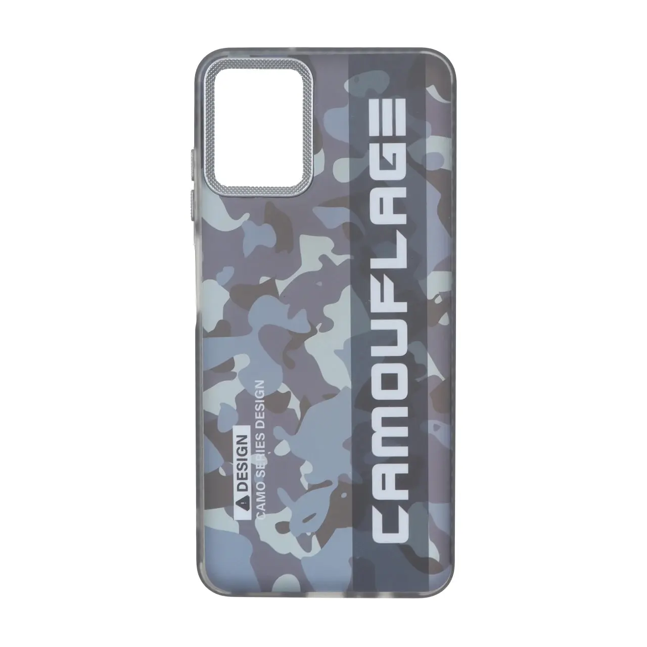 قاب طرح Camouflage چریکی محافظ لنز کربن مناسب برای سامسونگ گلکسی A07