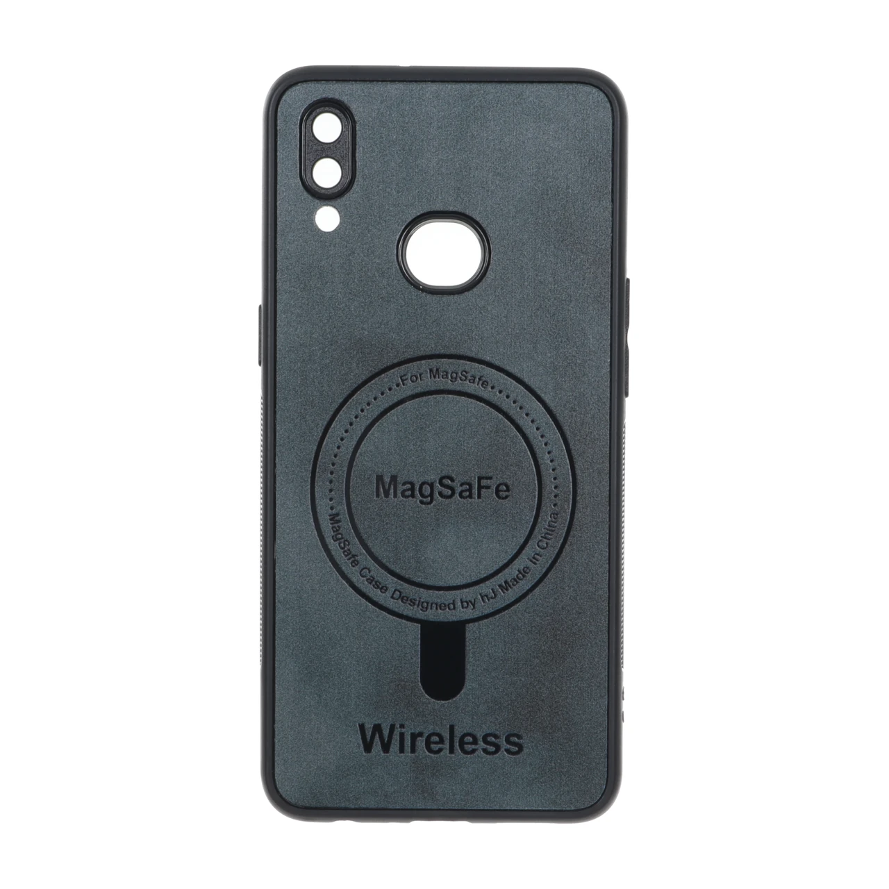 قاب Wireless طرح مگ سیف محافظ لنز برجسته سبز تیره مناسب برای سامسونگ گلکسی A10s