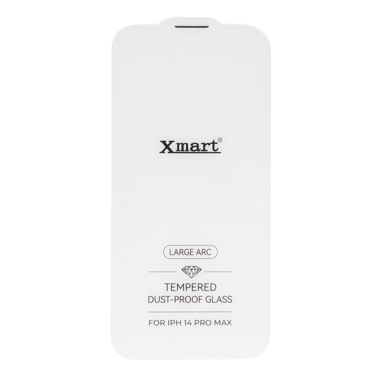محافظ صفحه نمایش شیشه ای توری دار بدون حاشیه Xmart 3D Large Arc مناسب برای آیفون 14 پرو مکس