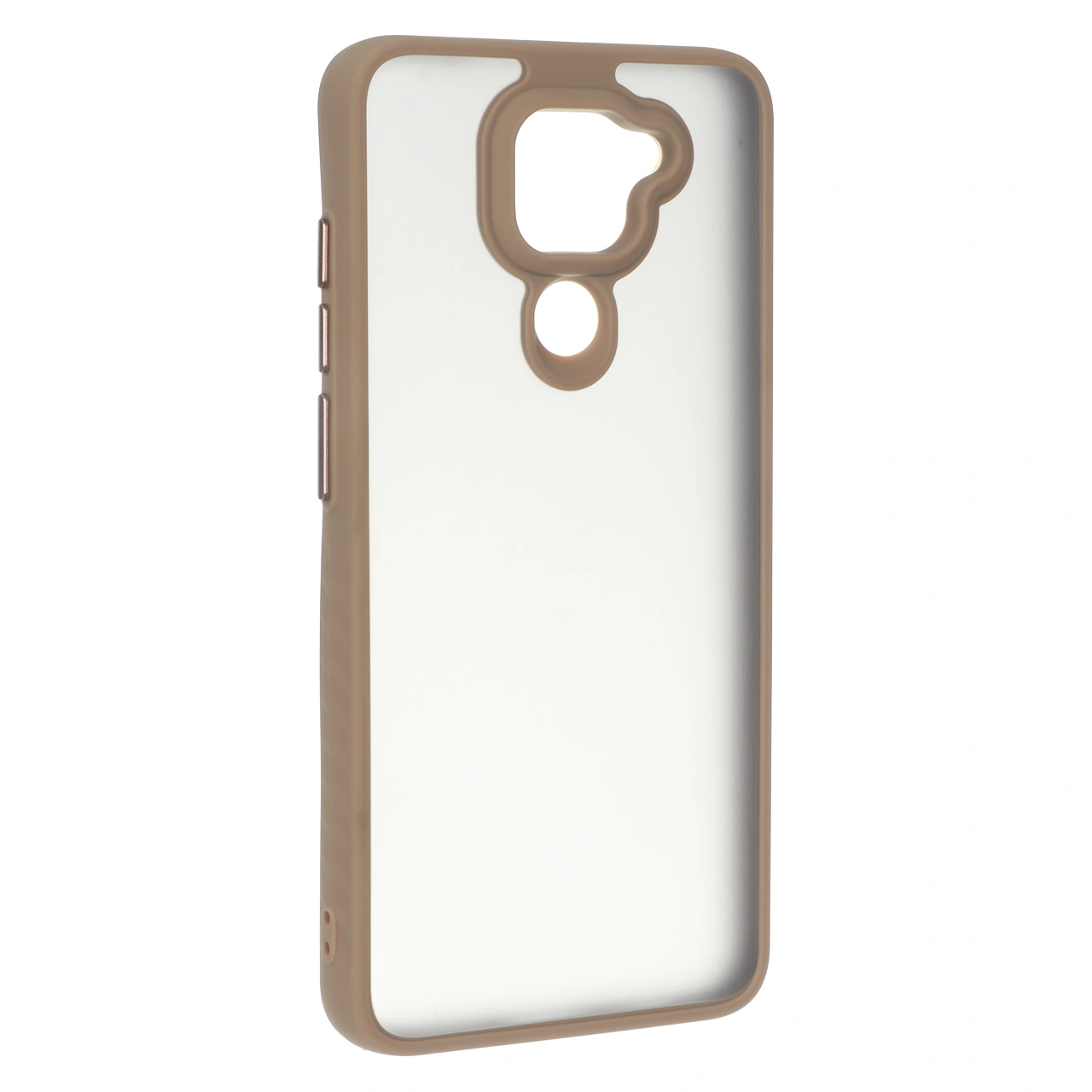قاب مات لنز برجسته دور هاشور Xiaomi Redmi Note 9 / Redmi 10X 5G / Redmi 10X Pro 5G - نسکافه ای