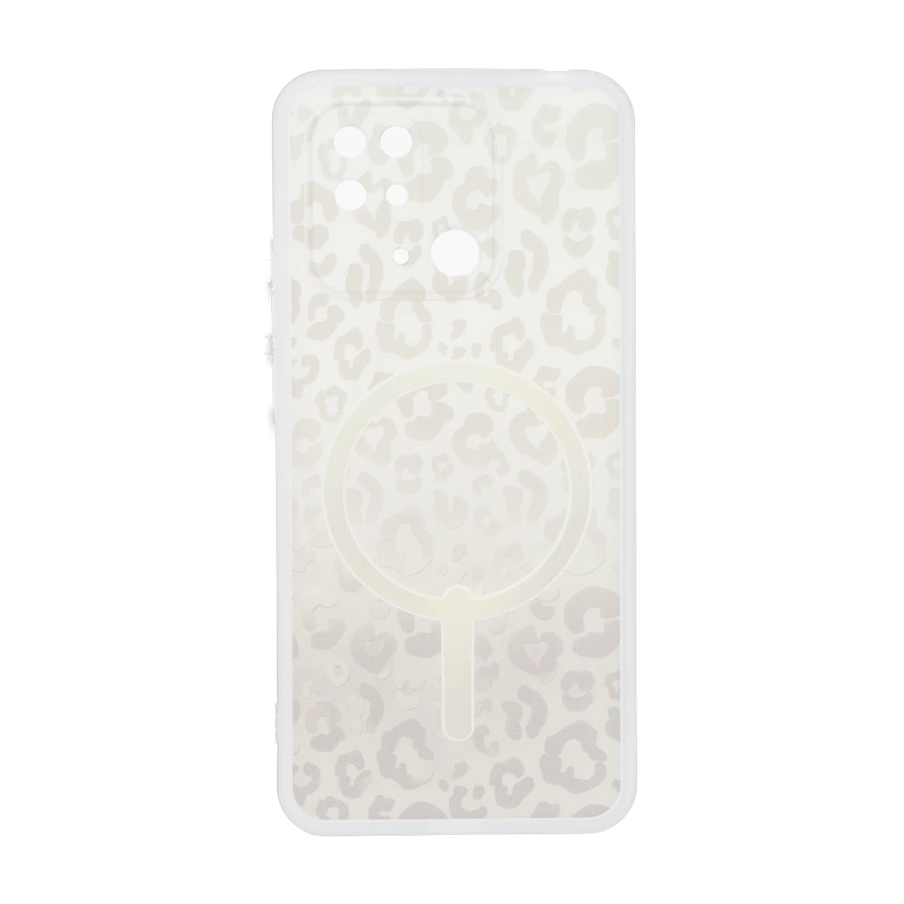 قاب طرح پلنگی مگ سیف دار دور مات مناسب برای شیائومی ردمی 10 سی و ردمی 10 پاور و پوکو سی 40