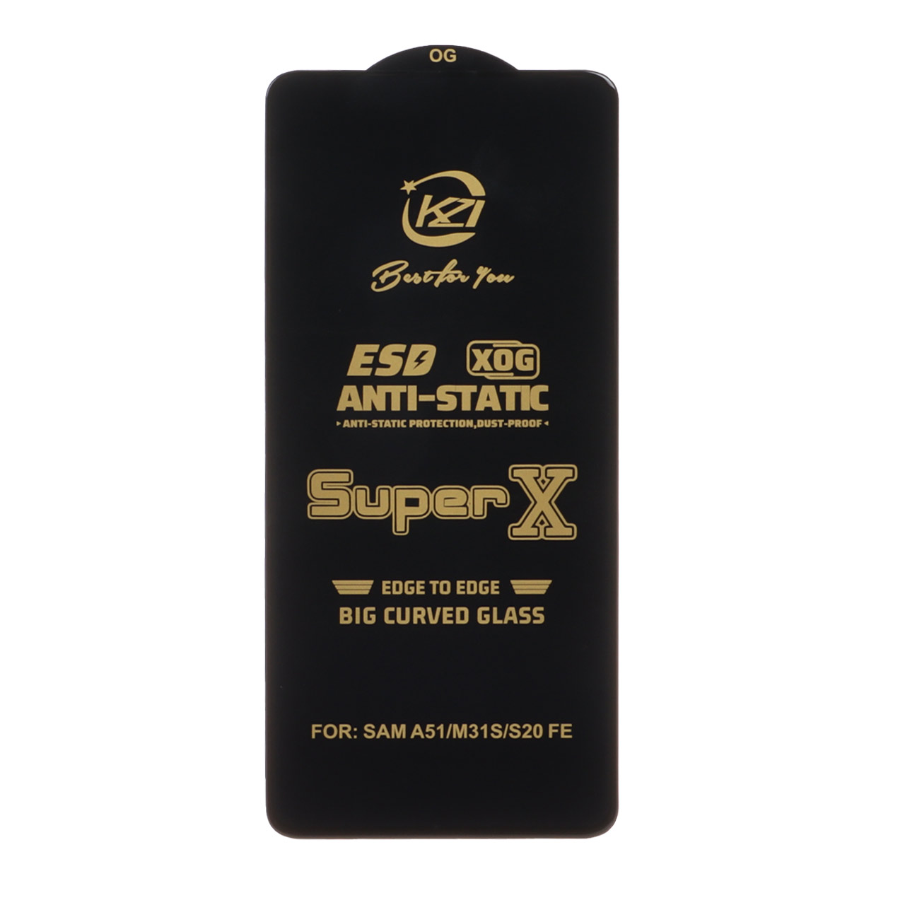 محافظ صفحه نمایش آنتی استاتیک Full Cover Super X مدل Samsung A51 / A52 / A52S / A53 / S20 FE
