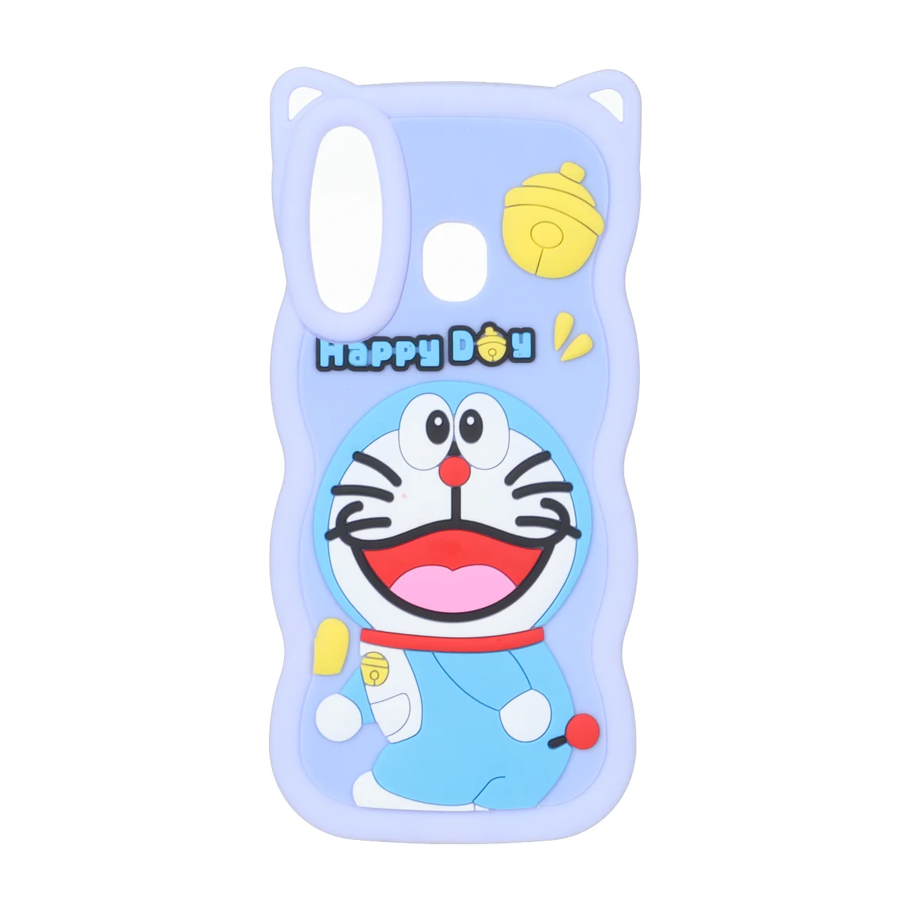 قاب طرح برجسته Doraemon گوش دار کنگره ای مناسب برای سامسونگ گلکسی A30 / A20