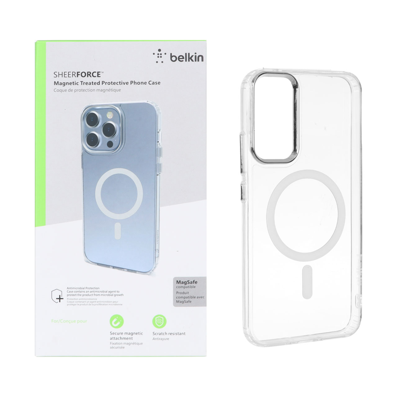 قاب مگ سیف شفاف Belkin SheerForce مناسب برای سامسونگ گلکسی A34