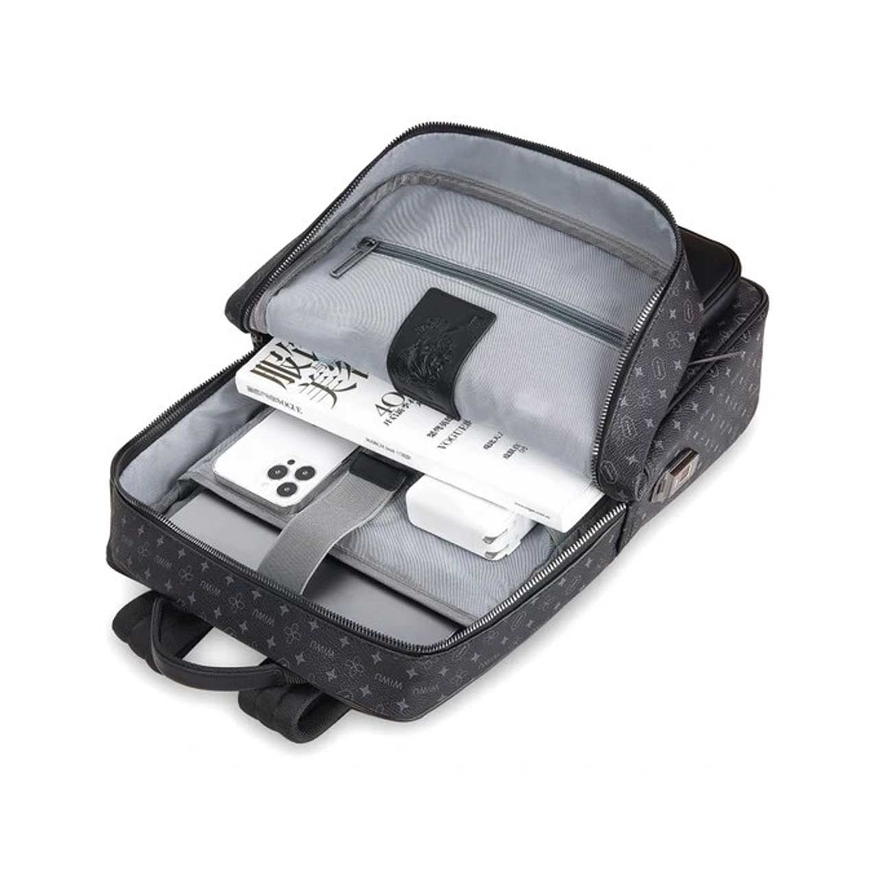 کوله پشتی لپ تاپ 15.6 اینچی Wiwu مدل Master FingerPrint Lock BackPack - مشکی