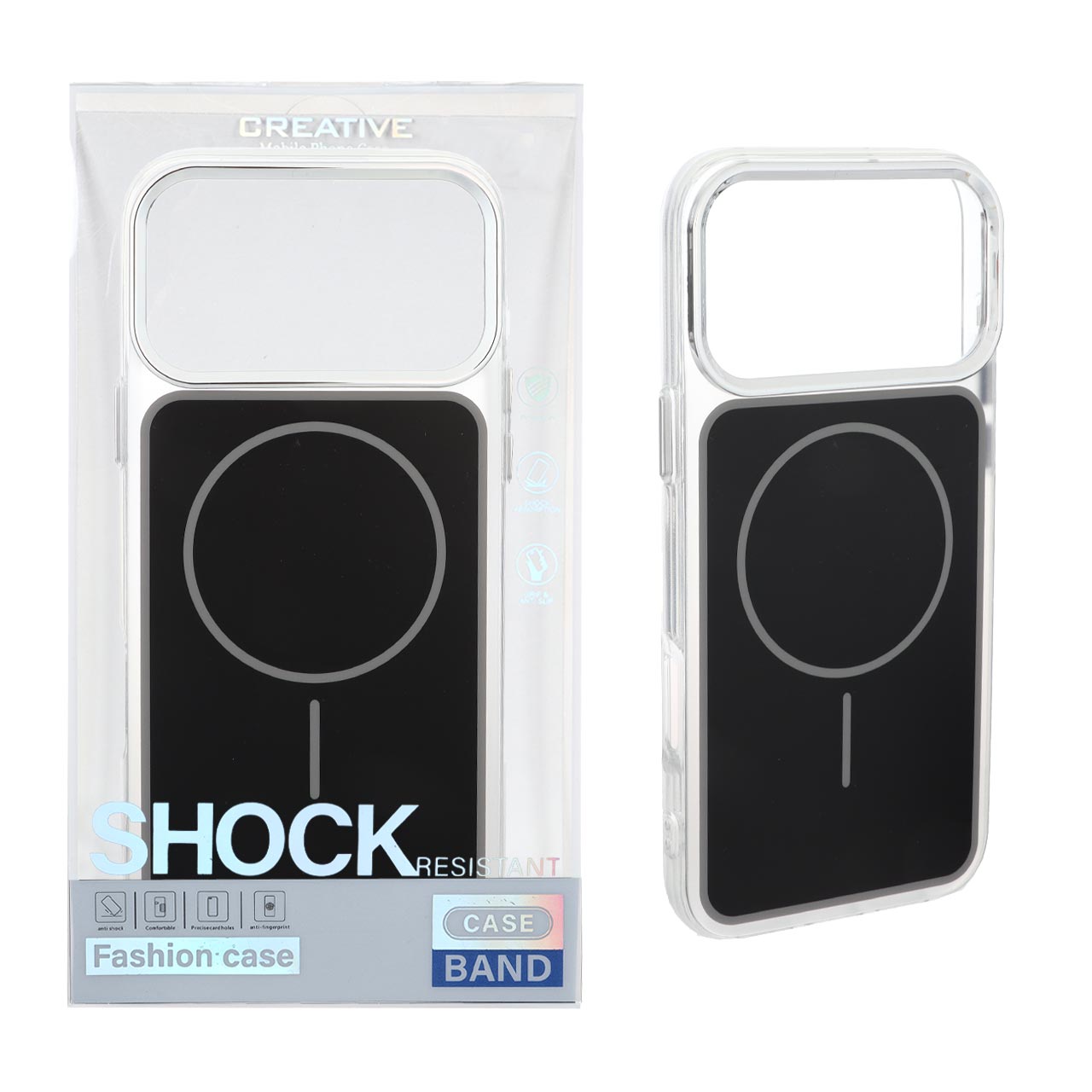 قاب اورجینال Unique Case مگ‌سیف مات لنز کروم برای Apple iPhone 17 Pro Max - مشکی