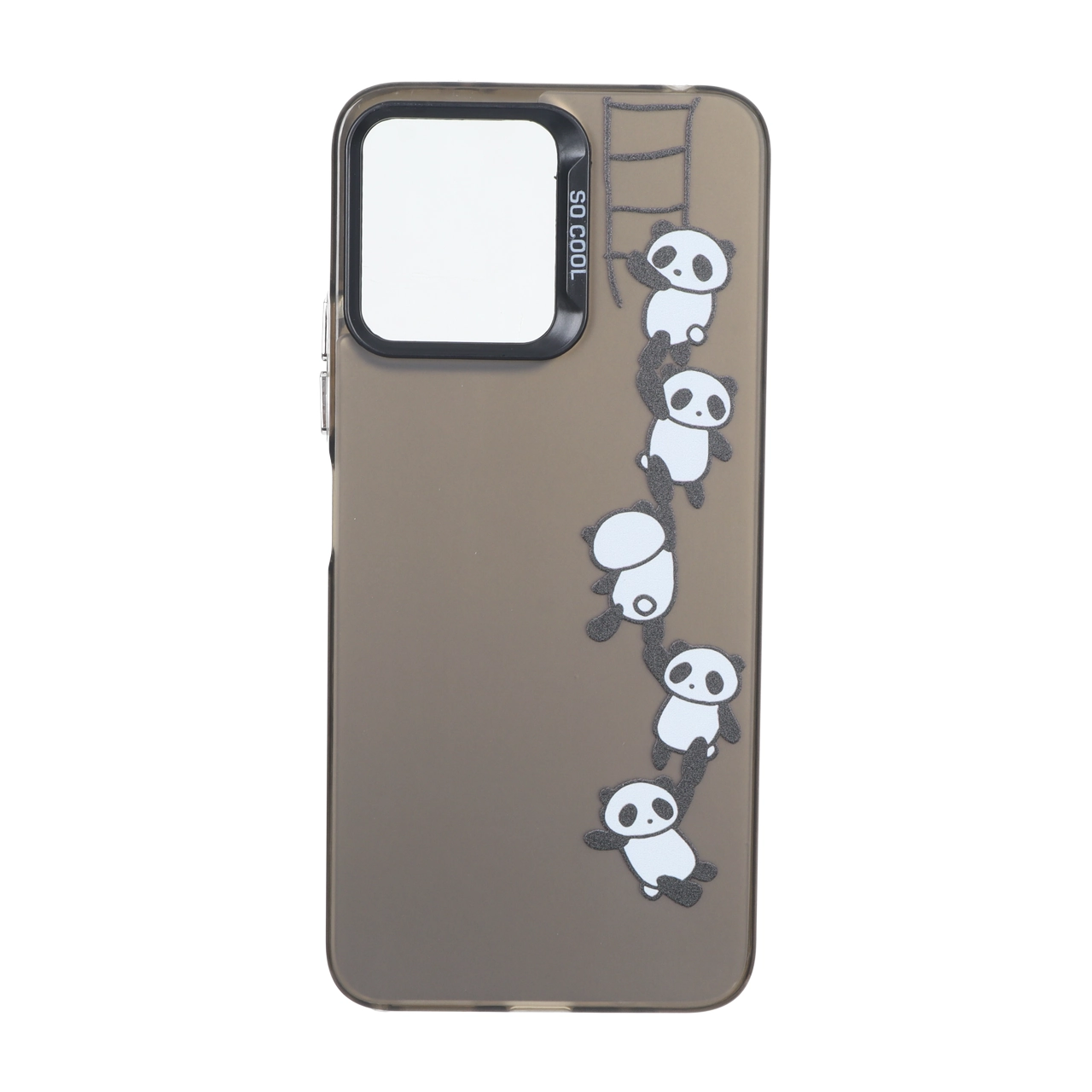 قاب طرح پاندا SO COOL دودی مناسب برای شیائومی Redmi 12 و Poco M6 Pro 5G