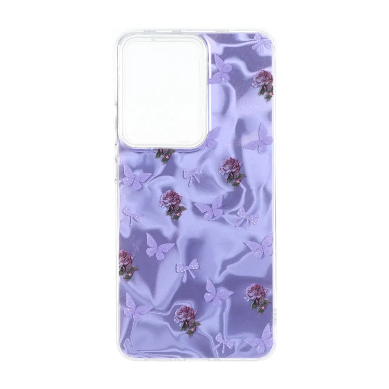 قاب Silver Cloud دور ژله ای طرح دار Xiaomi Poco X7 Pro - کد 108