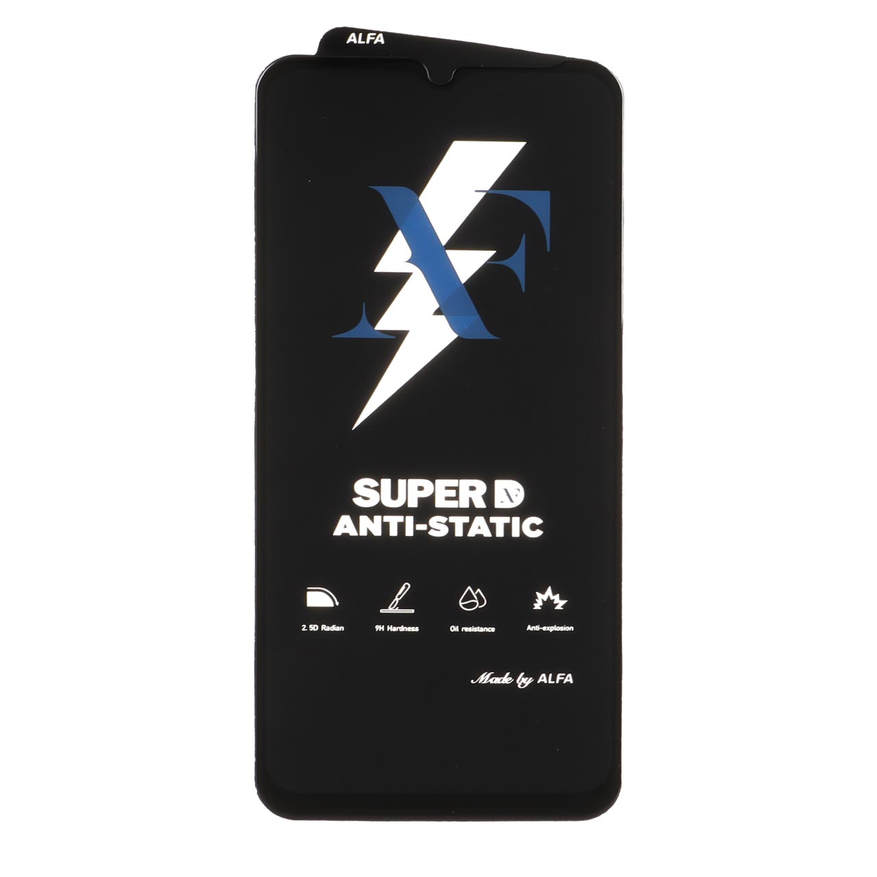 محافظ صفحه نمایش شیشه ای Super D Anti Static آلفا مناسب برای سامسونگ گلکسی A14، M14، F14 و A22 5G