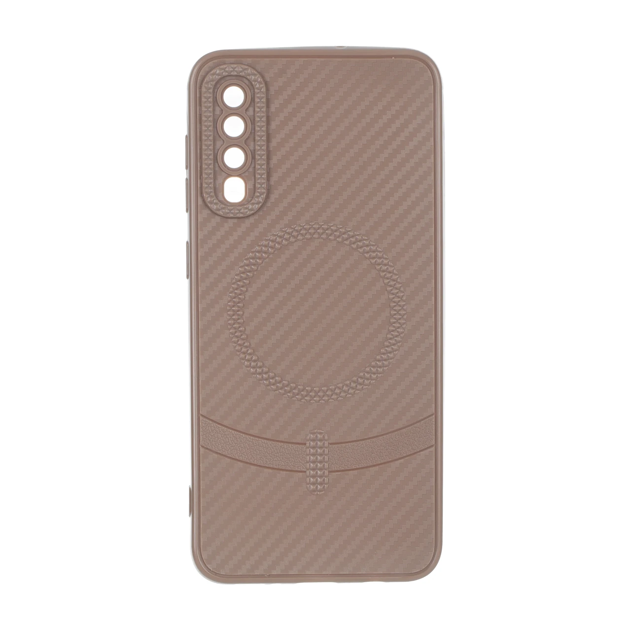 قاب هاشور لنز برجسته طرح مگ سیف سوزنی Samsung Galaxy A50 / A50s / A30s - نسکافه ای