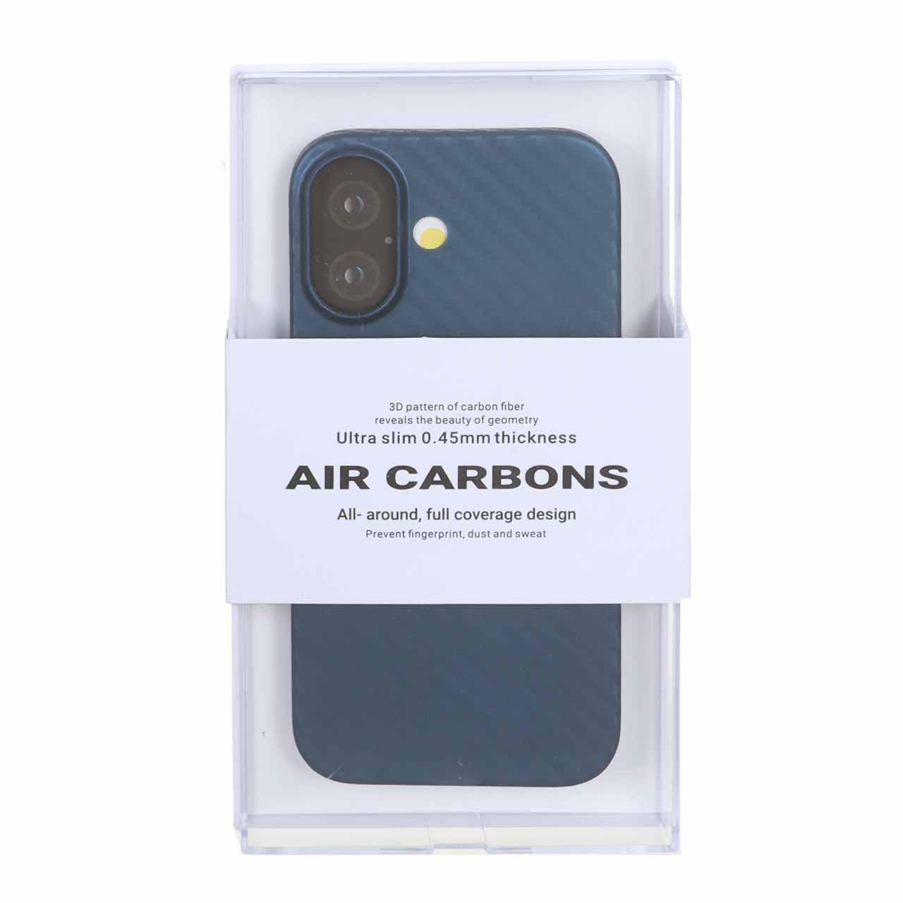 قاب محافظ لنزدار Original KZDoo Air Carbon مدل Apple iPhone 17 - آبی