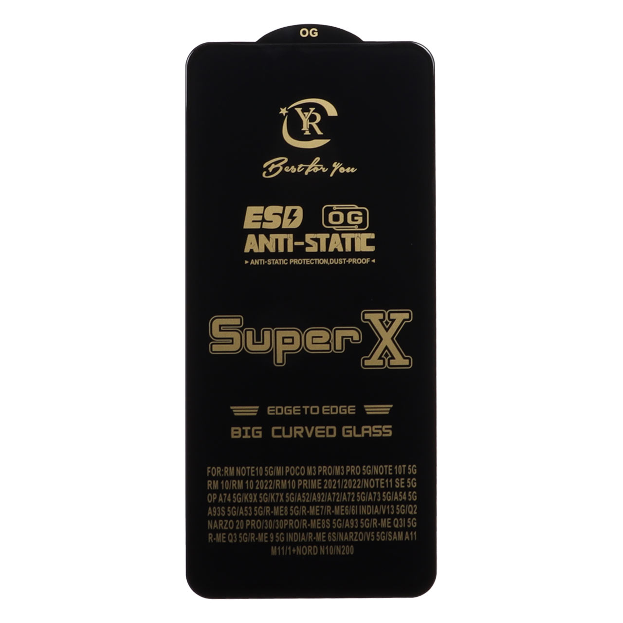 محافظ صفحه نمایش شیشه ای Xiaomi Poco M3 Pro / Redmi 10 4g / Redmi 10 Prime / Redmi Note 10 5G / Redmi Note 11 SE - Full Cover Super X - مشکی (بدون پک)