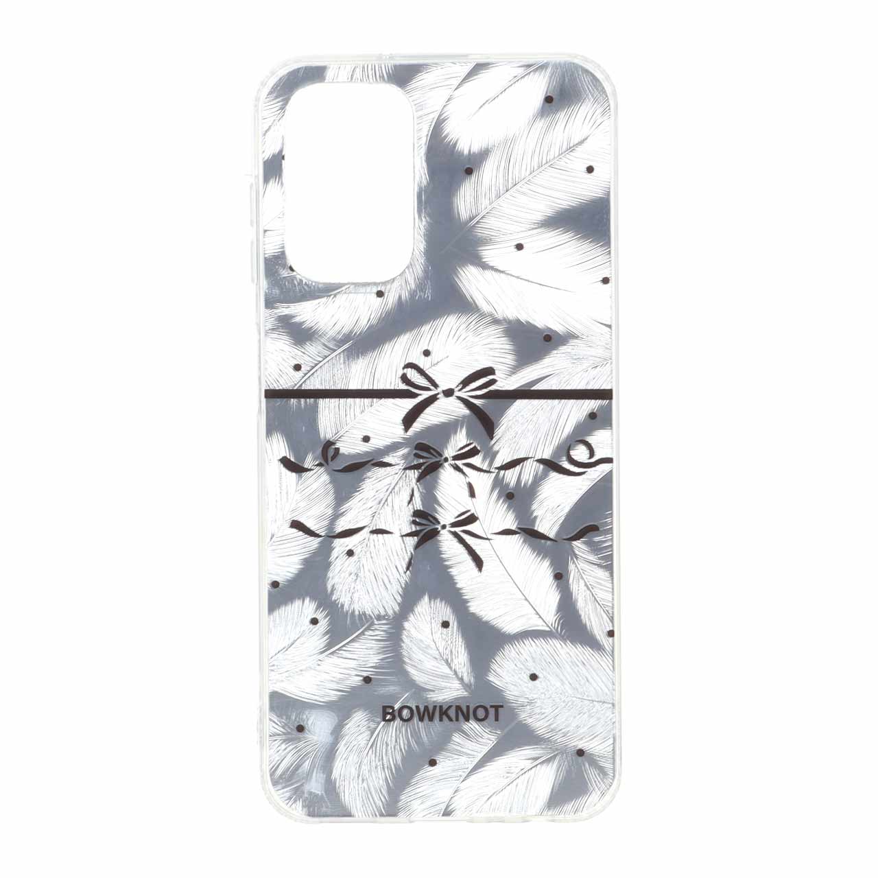 قاب طرح پر اطلسی دور ژله ای مناسب برای سامسونگ گلکسی A13 4G و A13 5G و A04s و M13 4G و M23 و F13