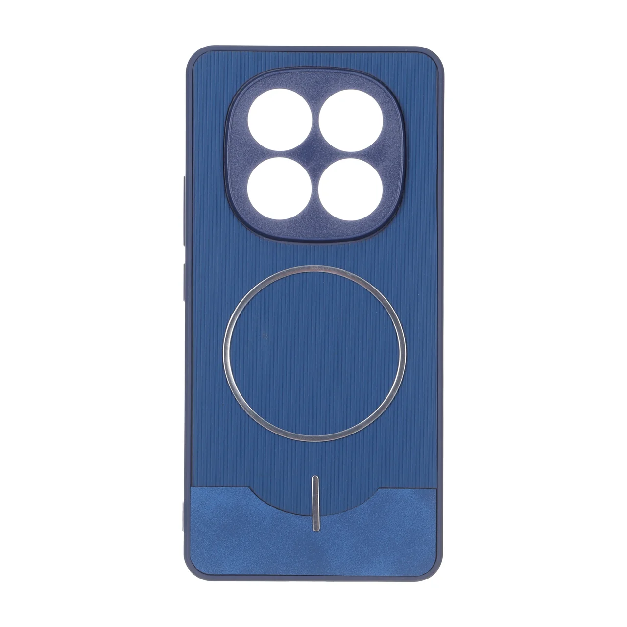 قاب طرح Line Case جیر MagSafe فلزی محافظ لنزدار مناسب برای شیائومی ردمی نوت 14 پرو 4G