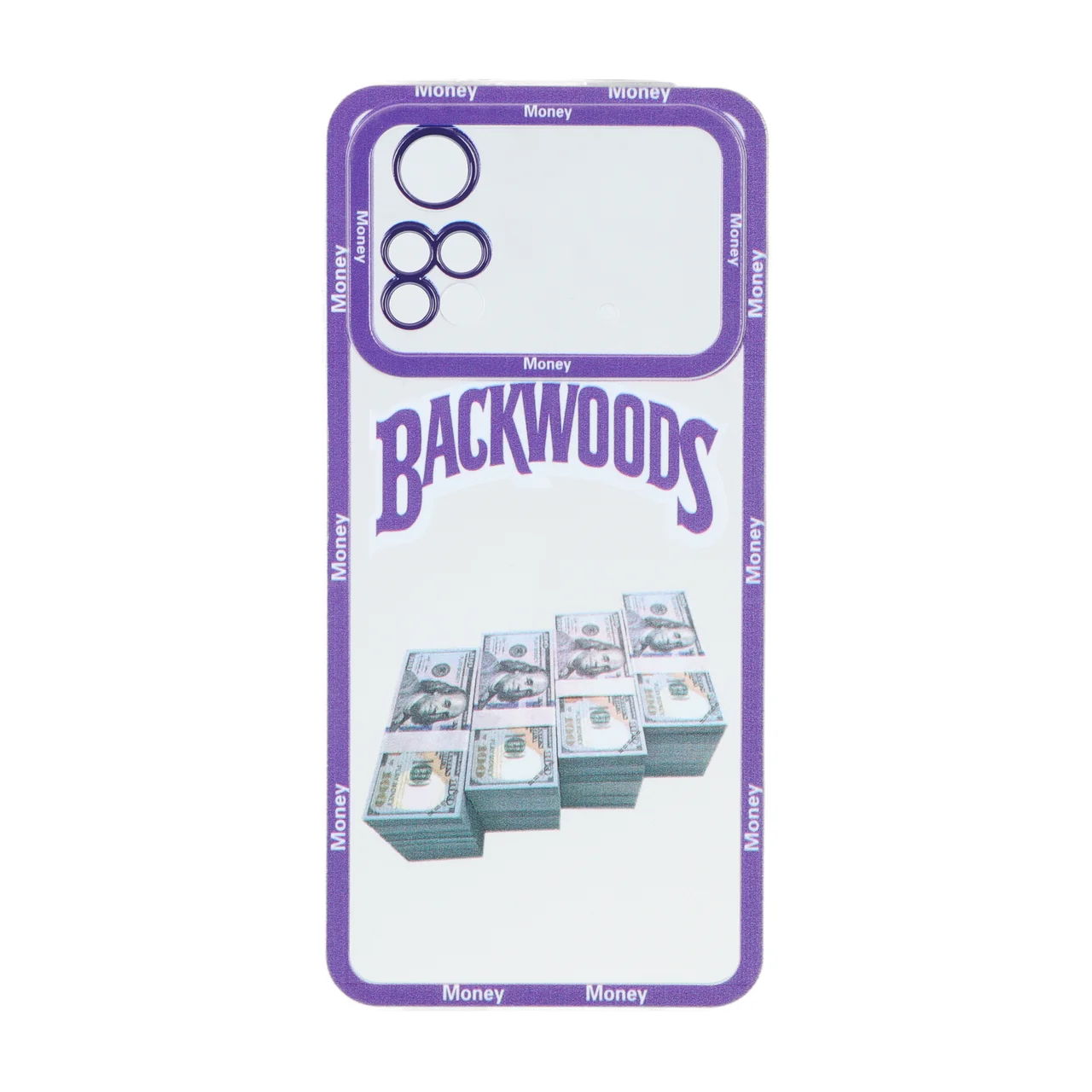 قاب طرح Backwoods و پول دور بنفش مناسب برای شیائومی پوکو M4 پرو 4G