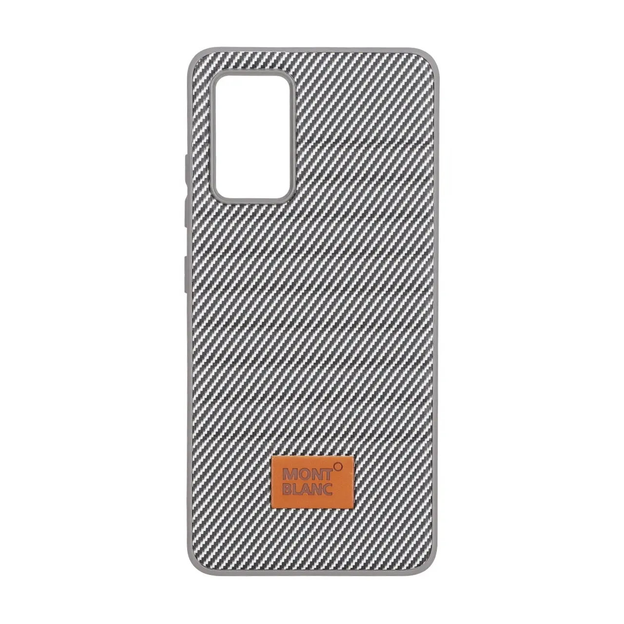 قاب Mont Blanc پافری طرح هاشور Samsung Galaxy A32 4G - خاکستری کد 1