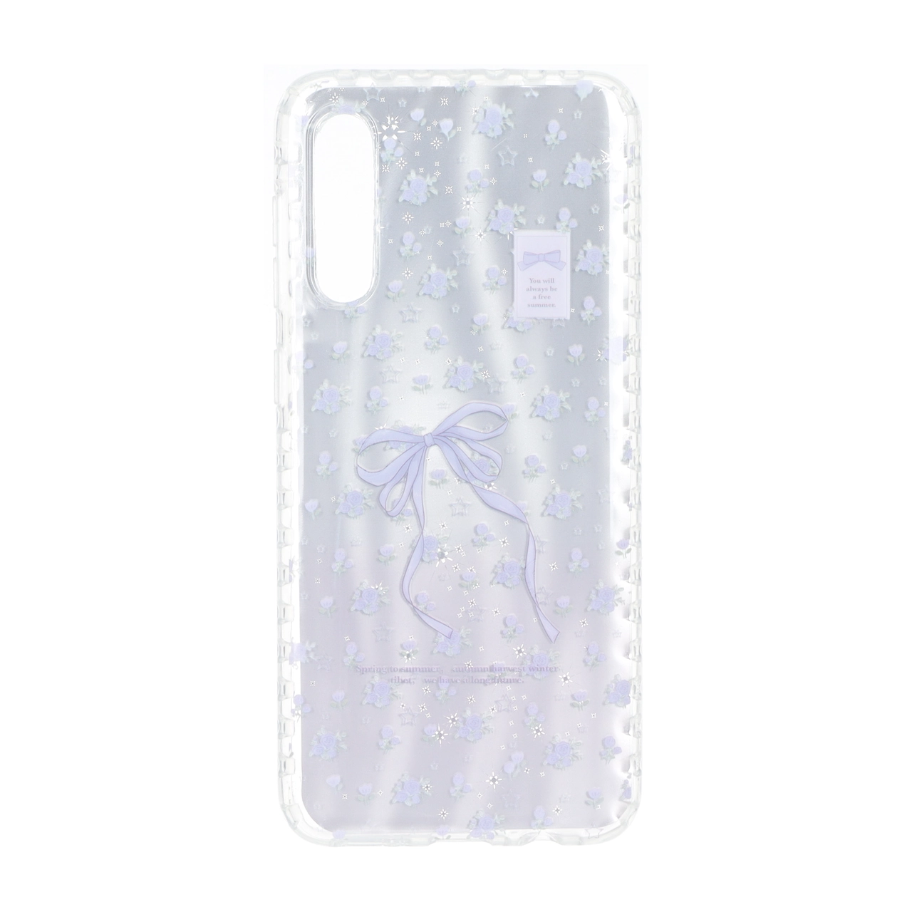 قاب مات ستاره ای دور ژله ای شفاف Samsung Galaxy A50 / A50s / A30s - طرح 561