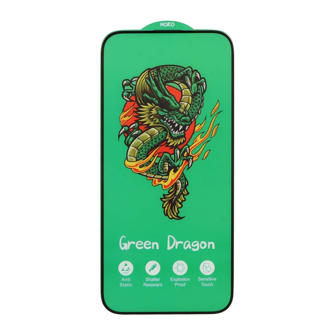 محافظ صفحه نمایش شیشه ای Full Cover Anti Static Horo مدل Apple iPhone 16 Pro Max (بدون پک)