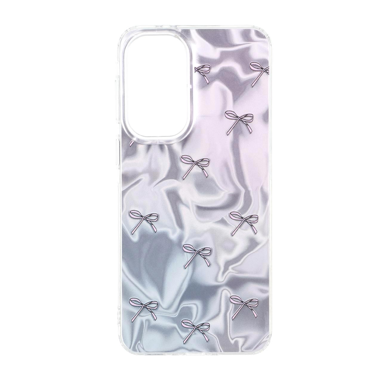 قاب طرح Silver Cloud پاپیونی دور ژله‌ای مناسب برای سامسونگ گلکسی A37